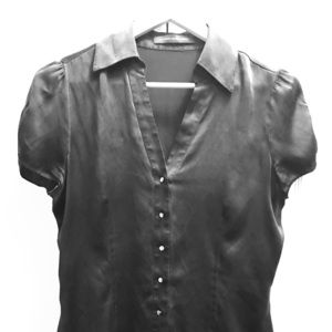Black Silk Express Blouse